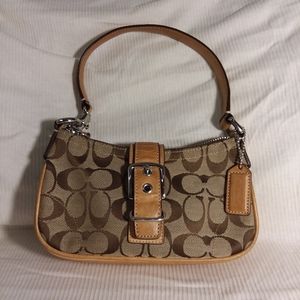 FREE SHIPPING Coach Signature shoulder bag handbag